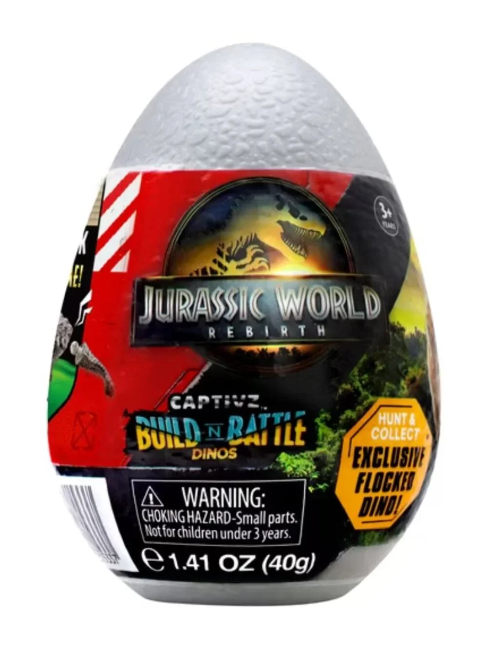Jurassic World Rebirth Captivz Slime Egg Dinosaur Collectible Sealed